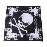 12 skull bandana tie retro hip-hop pocket squares--style 23.