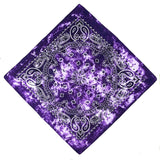Tie Dye Cotton Paisley Bandana Cowboy Handkerchief-Side Picture
