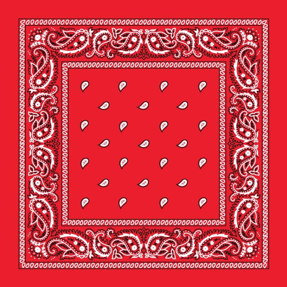 Cotton Bandana Multifunction Paisley Cowboy Handkerchiefs-Side Picture