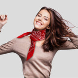 12 Pcs Novelty Cowboy Bandana Hip-Hop Headband Scarf Head Wrap Wristband