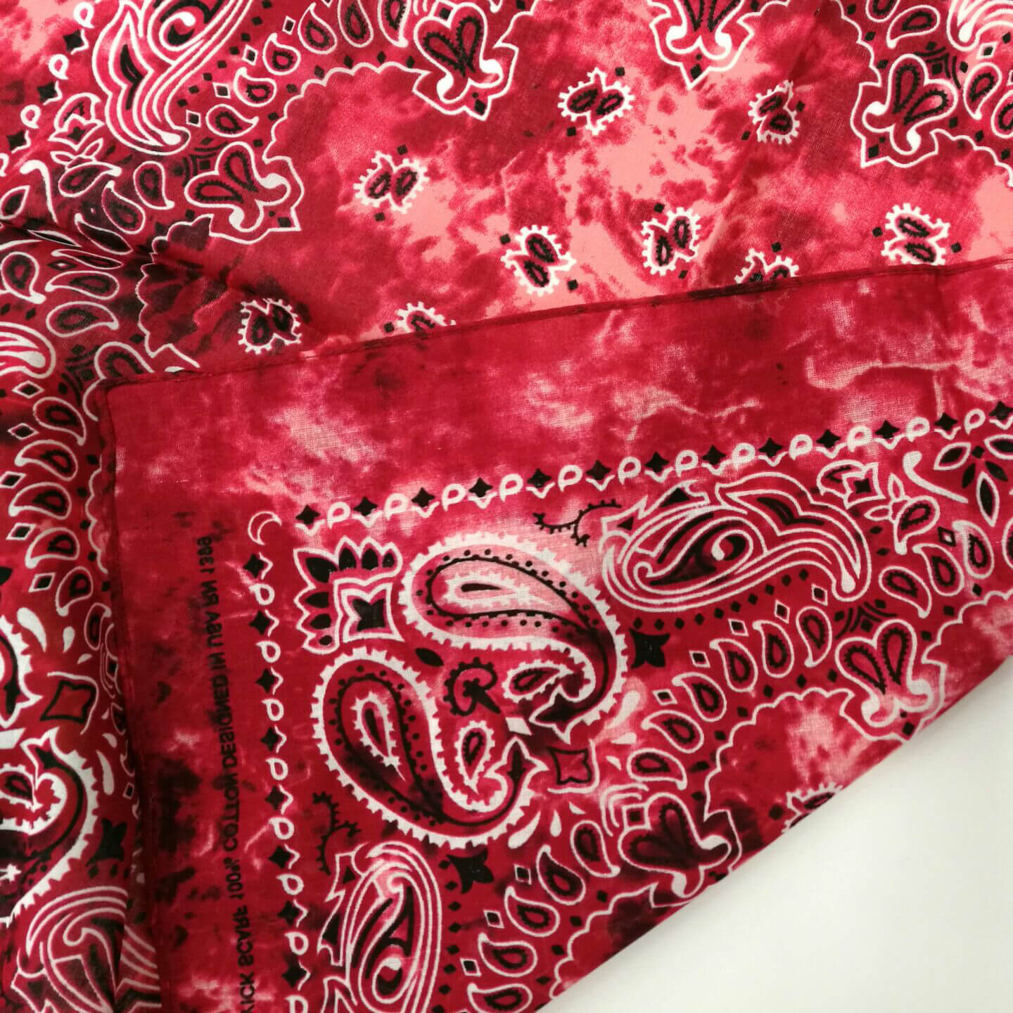 Tie Dye Cotton Paisley Bandana Cowboy Handkerchief-Detail Picture