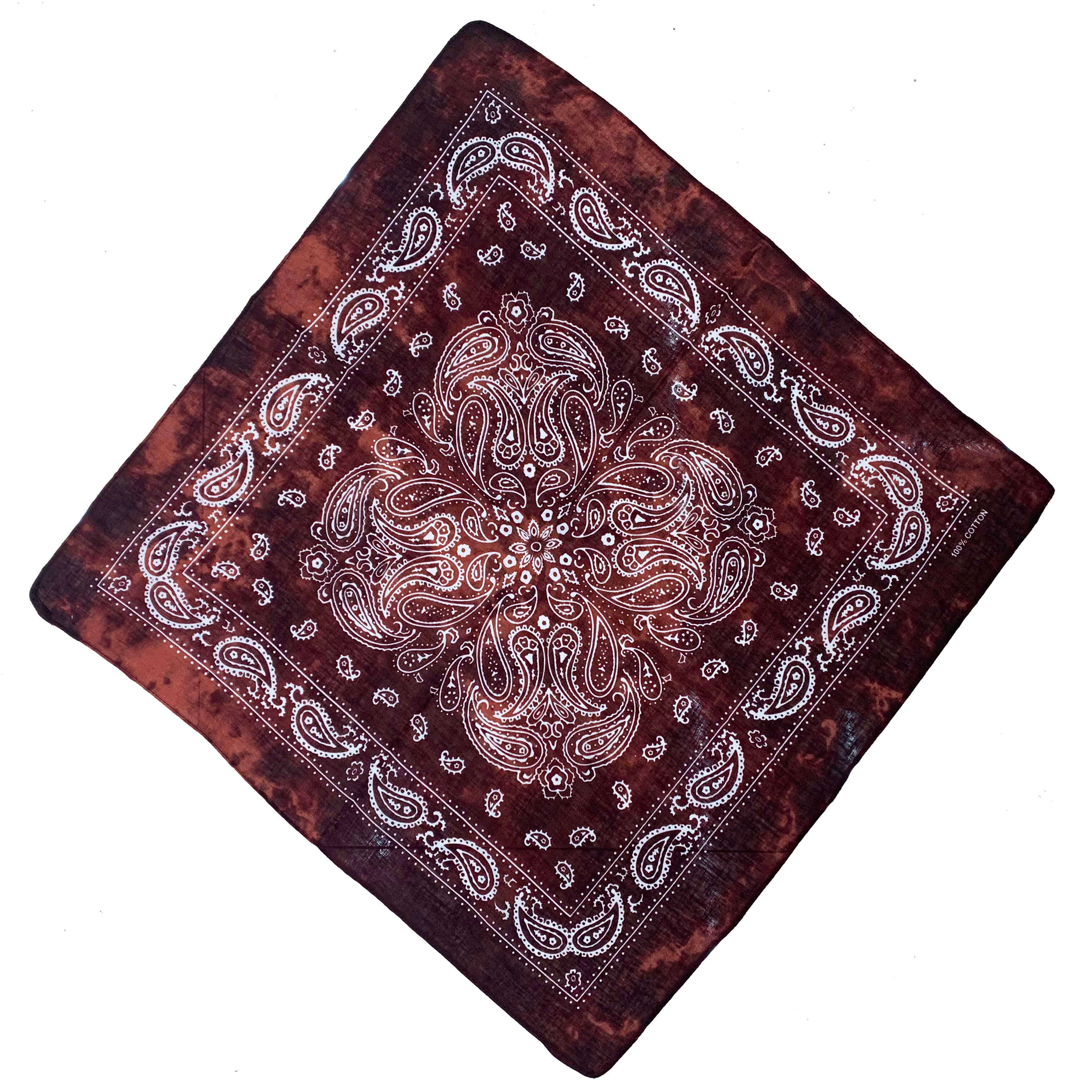 Cotton Large Paisley Bandanas for Men-Side Picture
