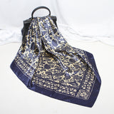 35” Large Satin Square Head Scarf-Detail Picture