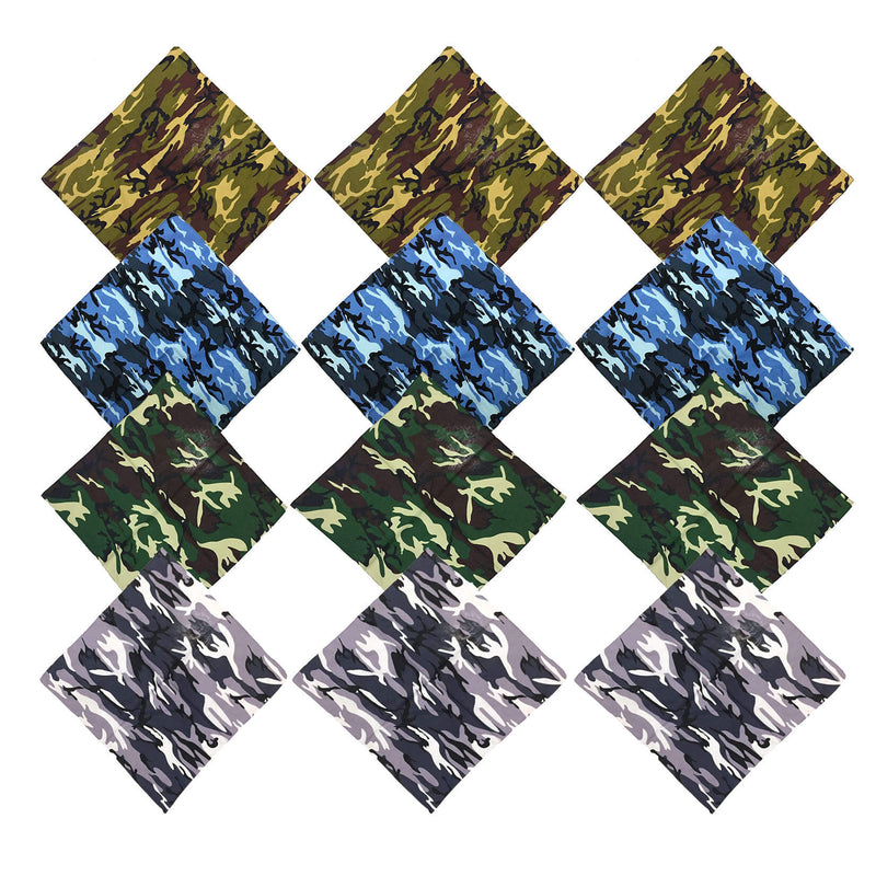 Camo Bandanas Cotton Headwraps Wristband Sports Face -Main Picture