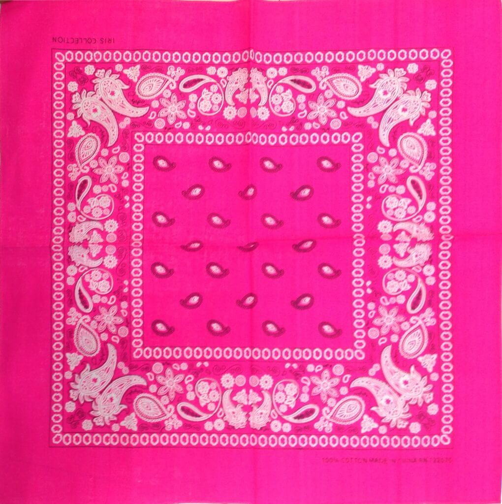 Paisley Bandanas Cowboy Bandana Handkerchiefs Paisley Print Head Wrap Scarf-red