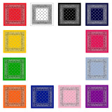 Cotton Bandana Multifunction Paisley Cowboy Handkerchiefs-Main Picture