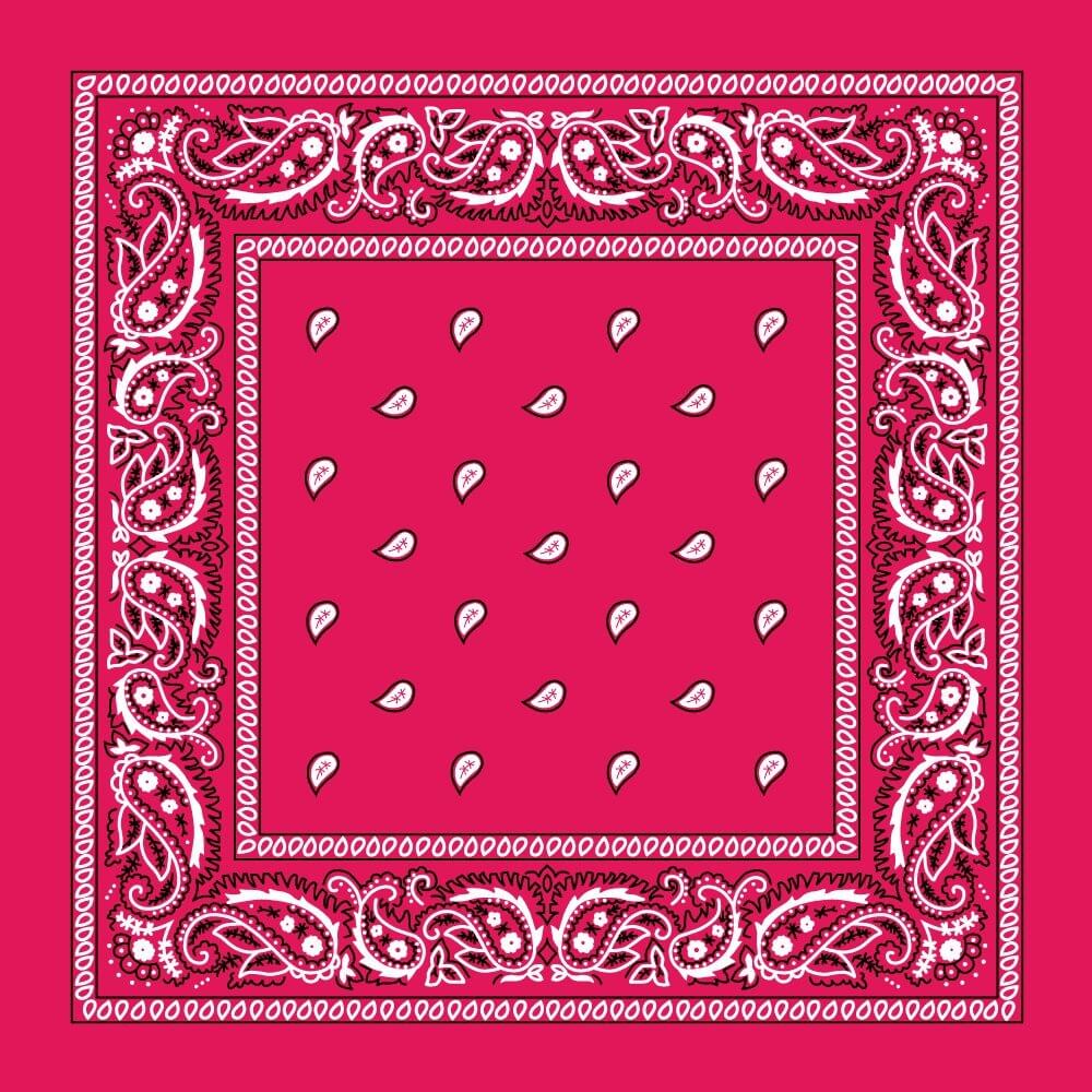 Cotton Bandana Multifunction Paisley Cowboy Handkerchiefs-Side Picture