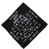 12 skull bandana tie retro hip-cket squares--style09