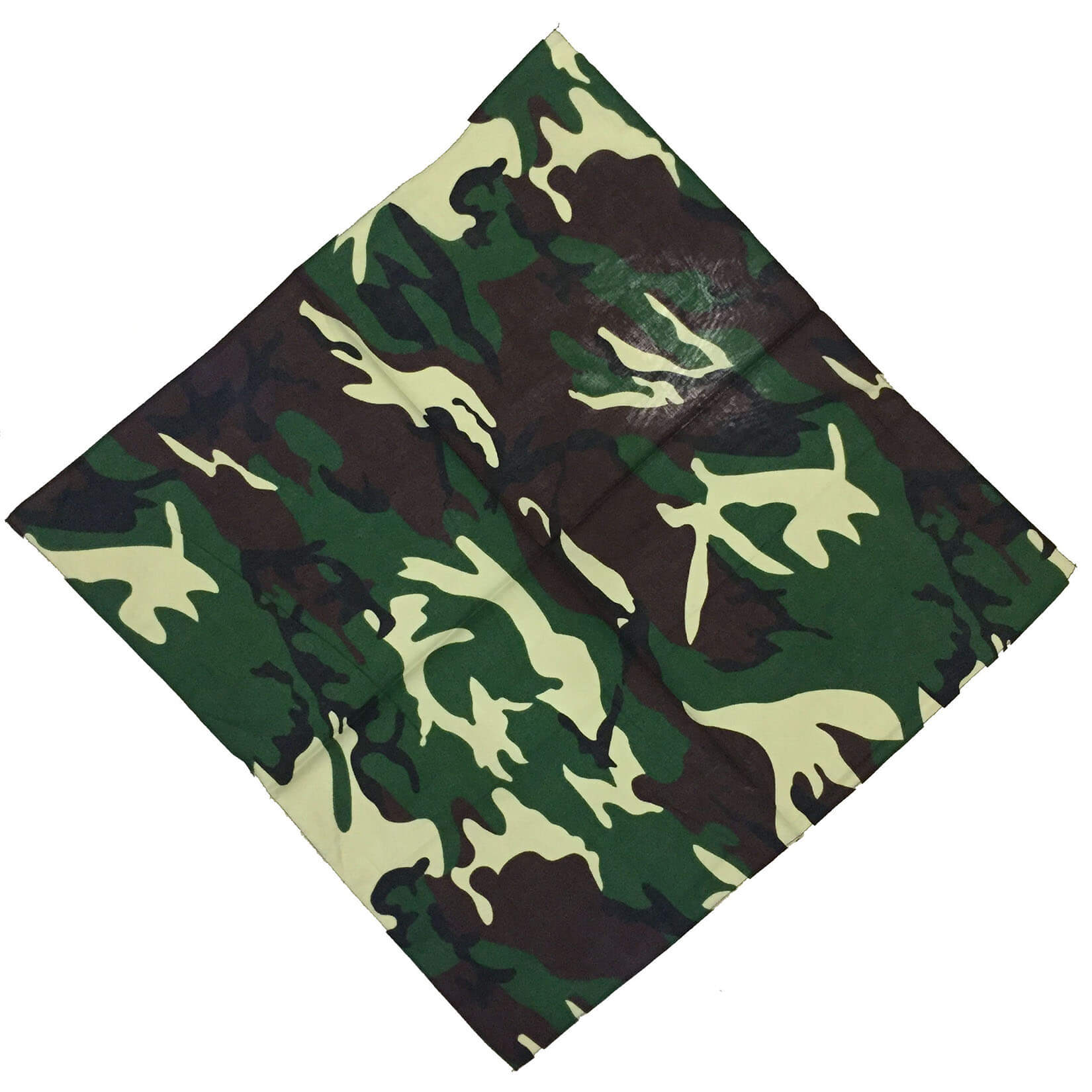Camo Bandanas Cotton Headwraps Wristband Sports Face -Camo B