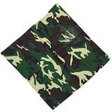 Camo Bandanas Cotton Headwraps Wristband Sports Face -Camo B