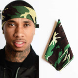 Camo Bandanas Cotton Headwraps Wristband Sports Face -Effect Picture