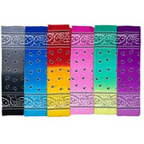 Gradient Paisley Cotton Novelty Cowboy Head Wrap Handkerchief-Main Picture