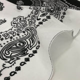 Paisley Print Bandanas for Cowboy, Headbands for Women Men, 100% Cotton Dog Handkerchief