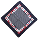 12pcs Brocade Bandana 22X22 Inch 100% Cotton Novelty Paisley Denim Turban Party Favor Scarf Turban Handkerchief-main picture-detail picture