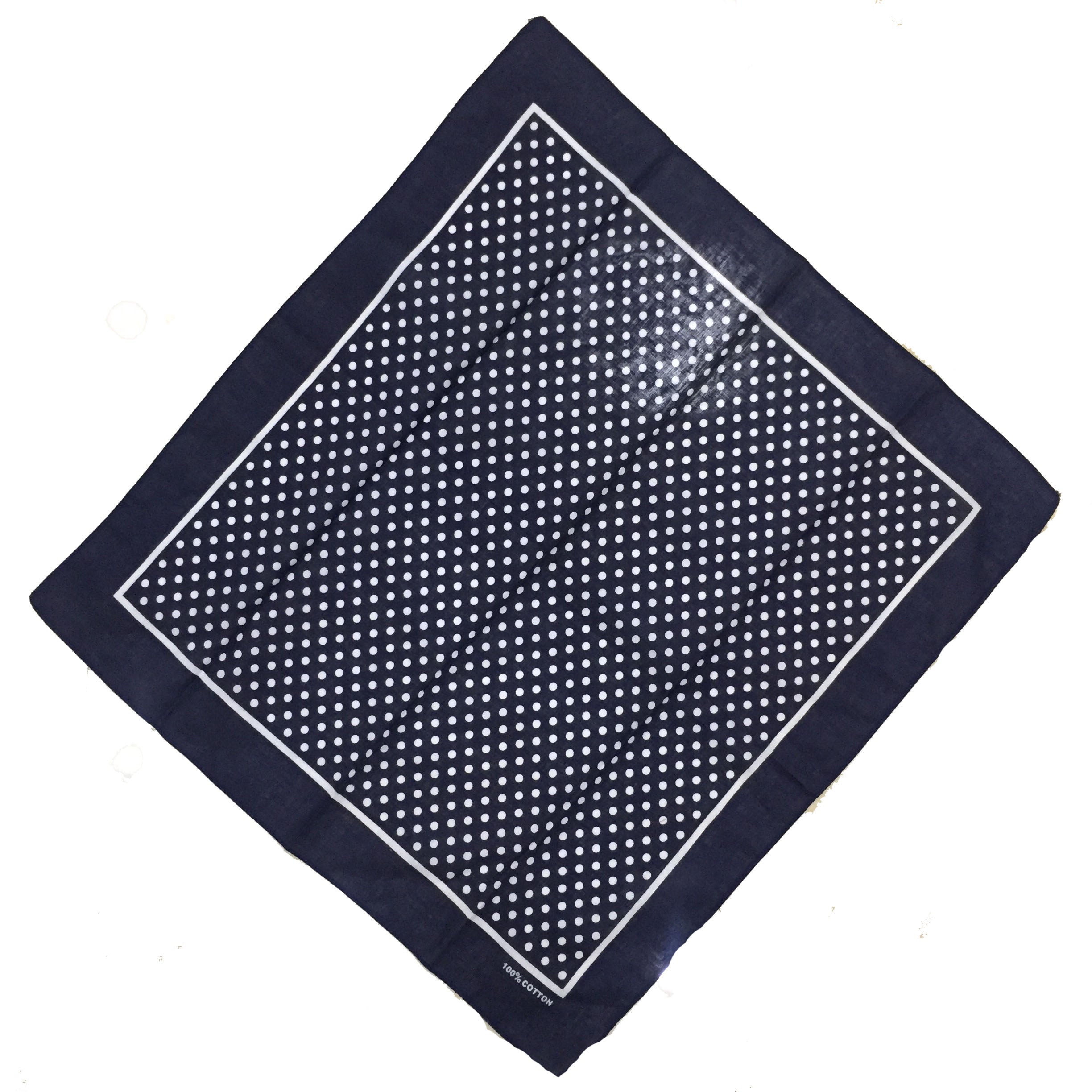 Unisex Retro Art Polka dot Bandana Scarf Wristband-Side Picture