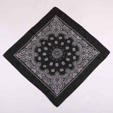 Black-Classic Western Cotton Paisley bandana-Side Picture
