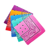 Gradient Paisley Cotton Novelty Cowboy Head Wrap Handkerchief-Main Picture