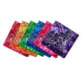 Tie Dye Cotton Paisley Bandana Cowboy Handkerchief-Side Picture
