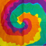 Tie Dye Cotton Colorful Paisley Cotton Bandanas-Side Picture