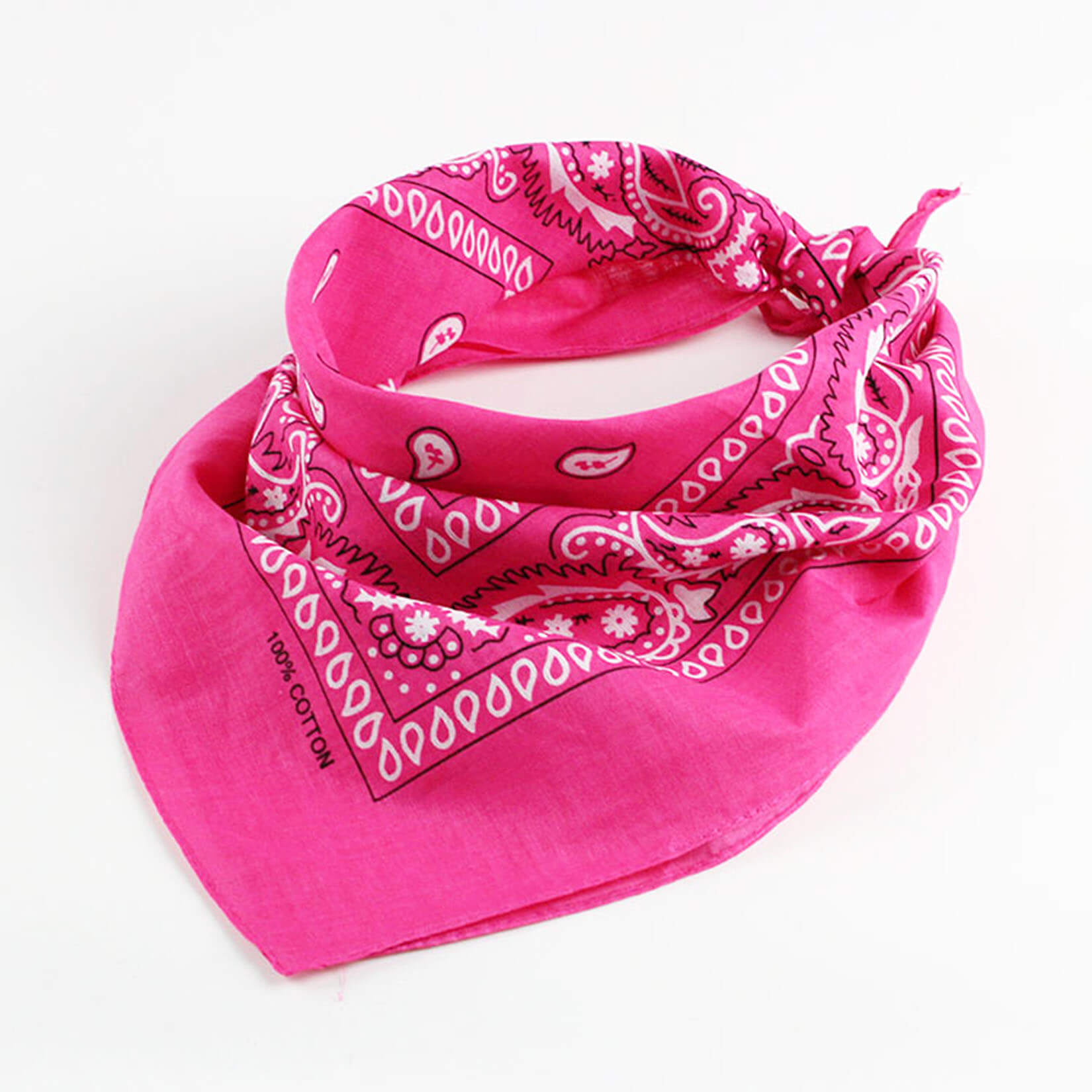 Paisley Bandanas Cowboy Bandana Handkerchiefs Paisley Print Head Wrap Scarf-Effect Picture