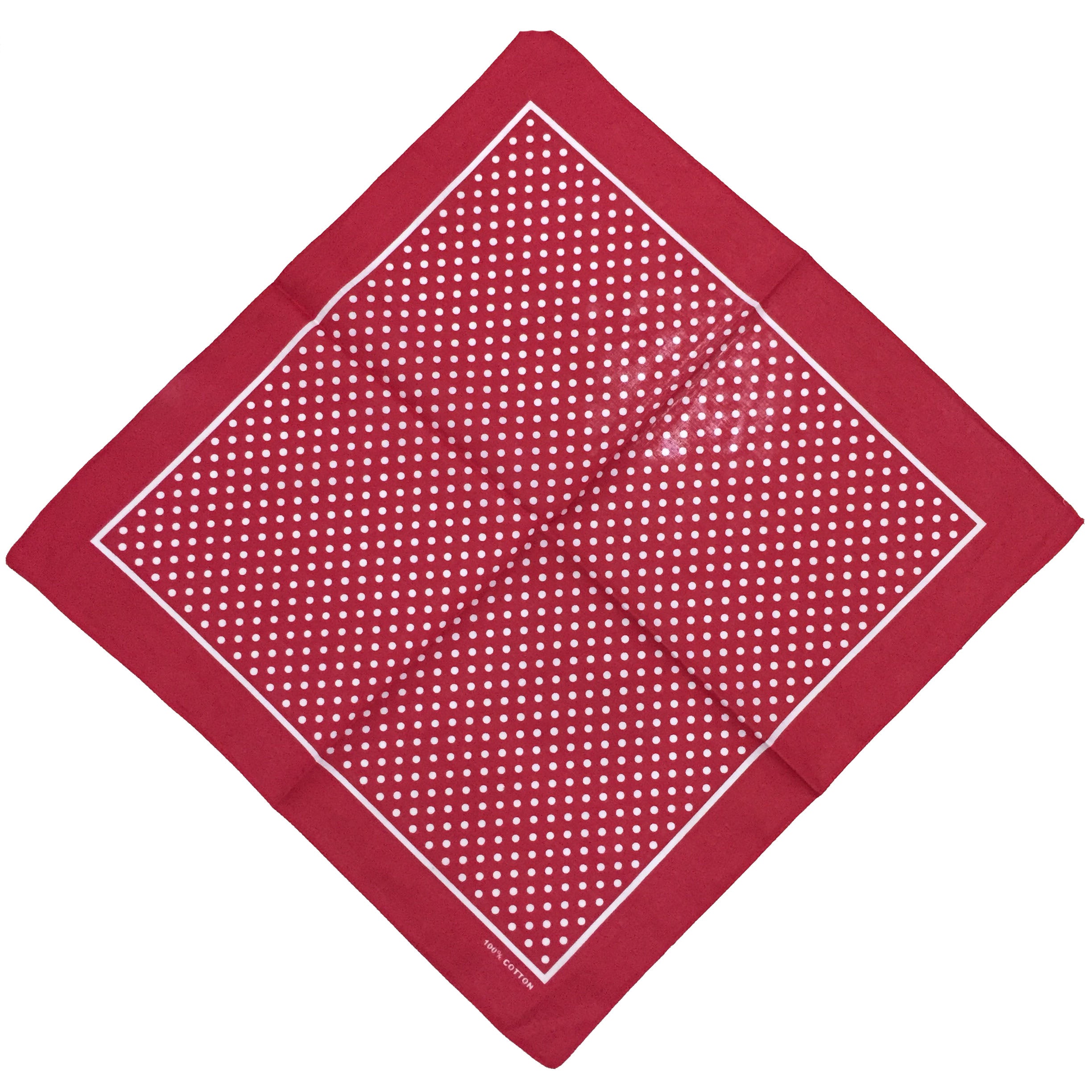 Unisex Retro Art Polka dot Bandana Scarf Wristband-Side Picture