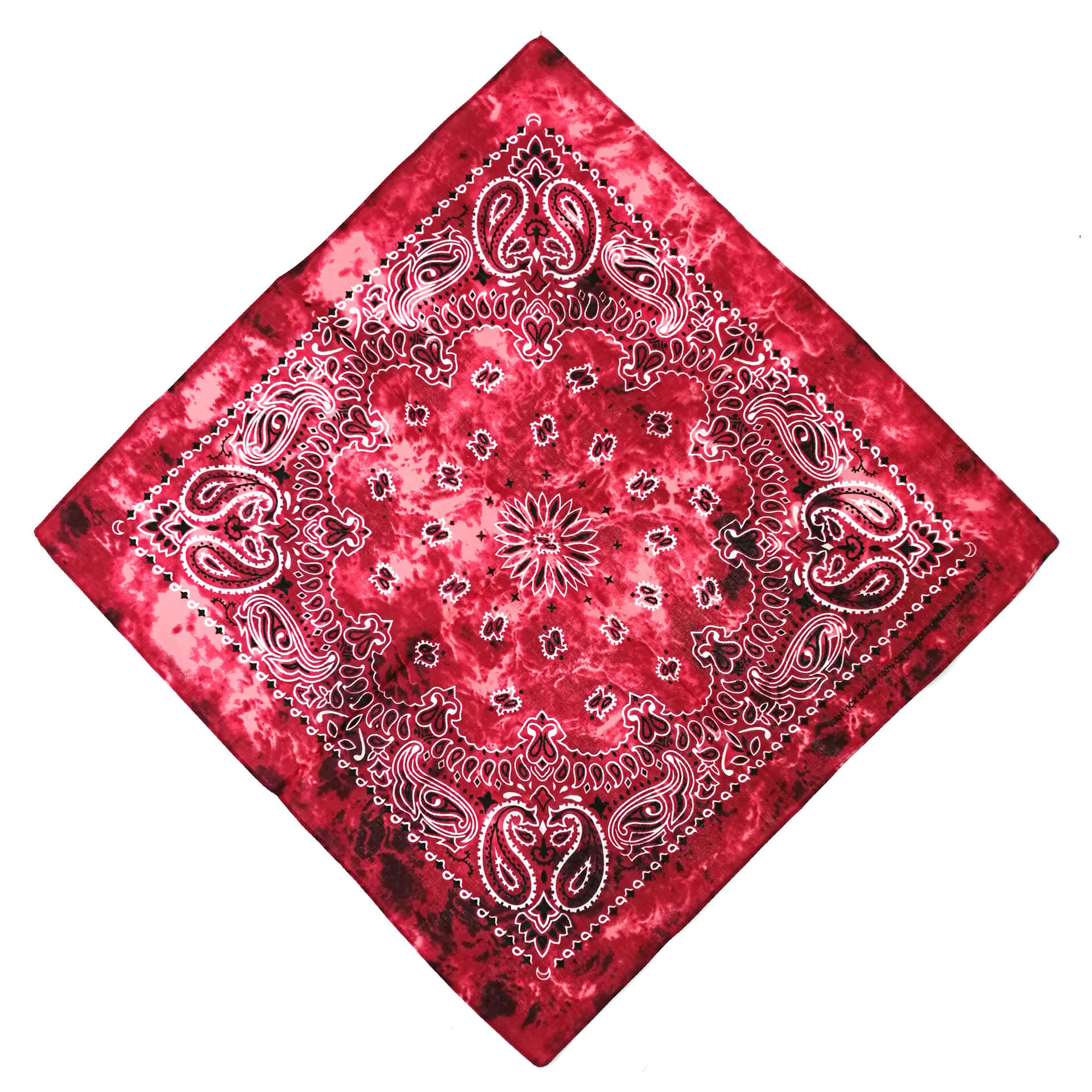 Tie Dye Cotton Paisley Bandana Cowboy Handkerchief-Side Picture