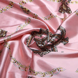 35” Large Satin Square Head Scarf-Detail Picture