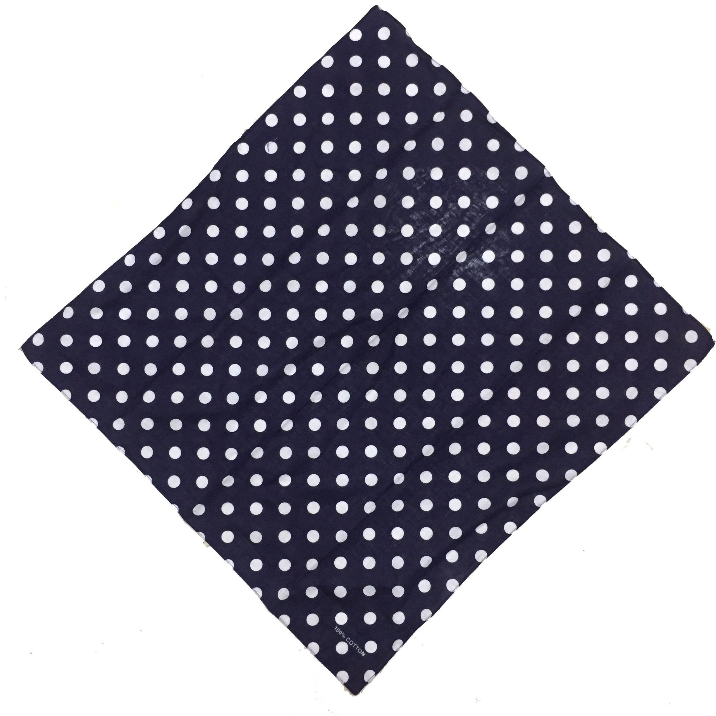 Unisex Retro Art Polka dot Bandana Scarf Wristband-Side Picture