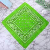 Paisley Bandanas Cowboy Bandana Handkerchiefs Paisley Print Head Wrap Scarf-Effect Picture