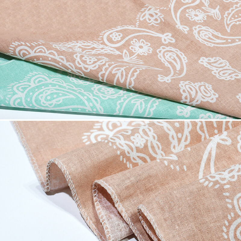 Square Head Scarves for Women Neck Hair Scarves Hair-Detail Picture