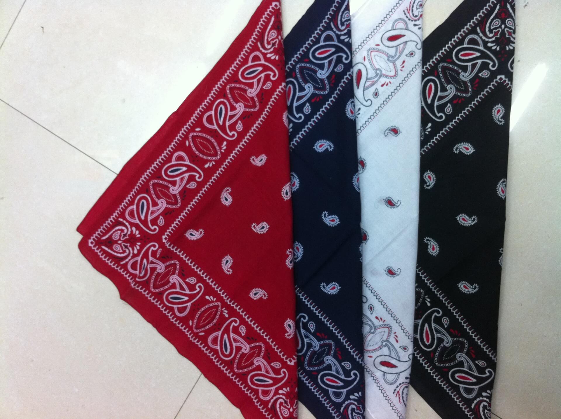 fashion paisley pocket square tie hip hop bandana-side picture