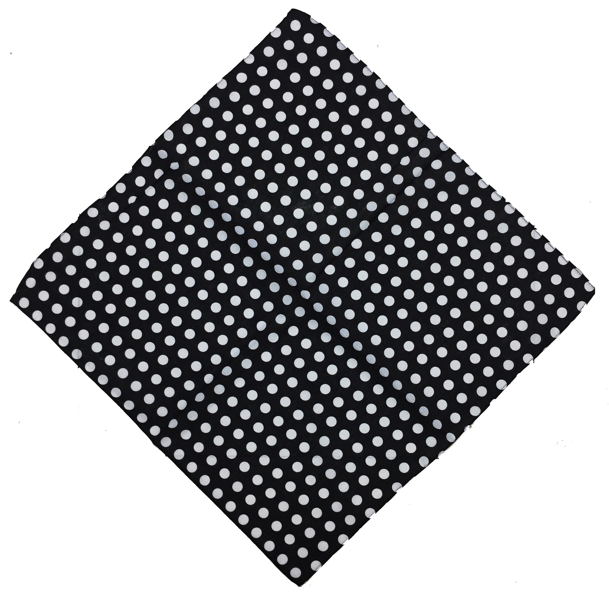 Unisex Retro Art Polka dot Bandana Scarf Wristband-Side Picture