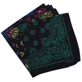 Novelty Print Paisley Cowboy Bandana Party Favor Scarf Headband Handkerchiefs-Detail Picture