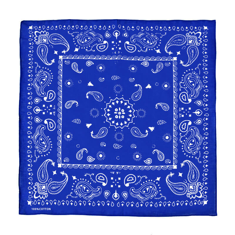 Men's Women's 100% Cotton Multi-Purpose Bandana Gift Sets – Blue"03"