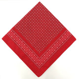 Unisex Retro Art Polka dot Bandana Scarf Wristband-Side Picture