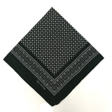 Unisex Retro Art Polka dot Bandana Scarf Wristband-Side Picture