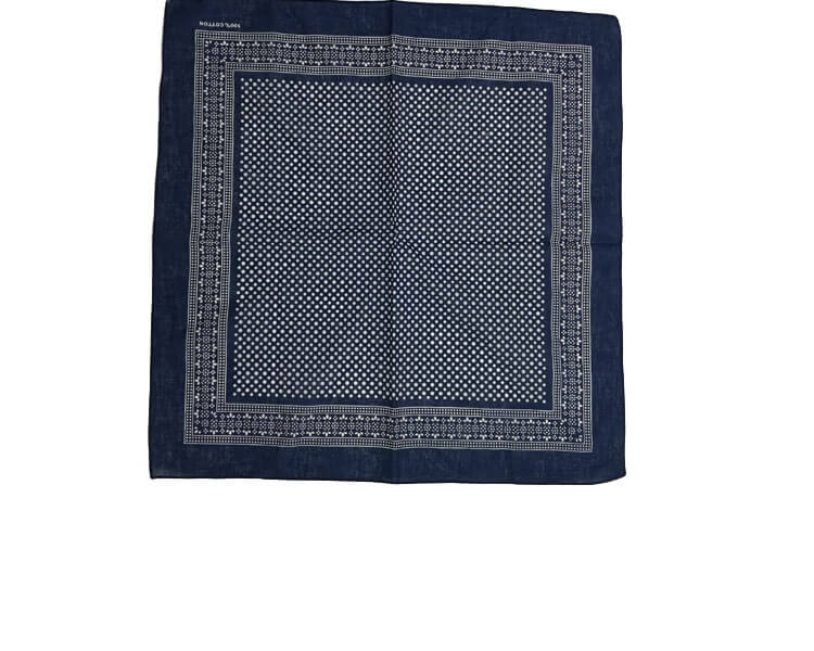 Unisex Retro Art Polka dot Bandana Scarf Wristband-Side Picture