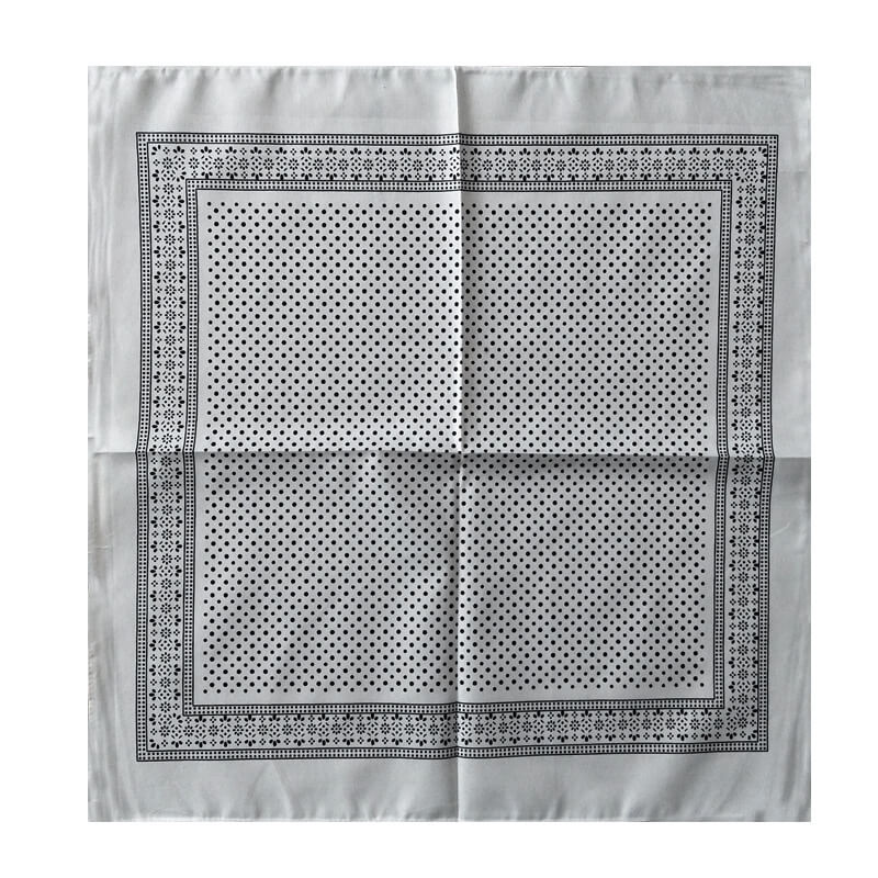 Unisex Retro Art Polka dot Bandana Scarf Wristband-Side Picture