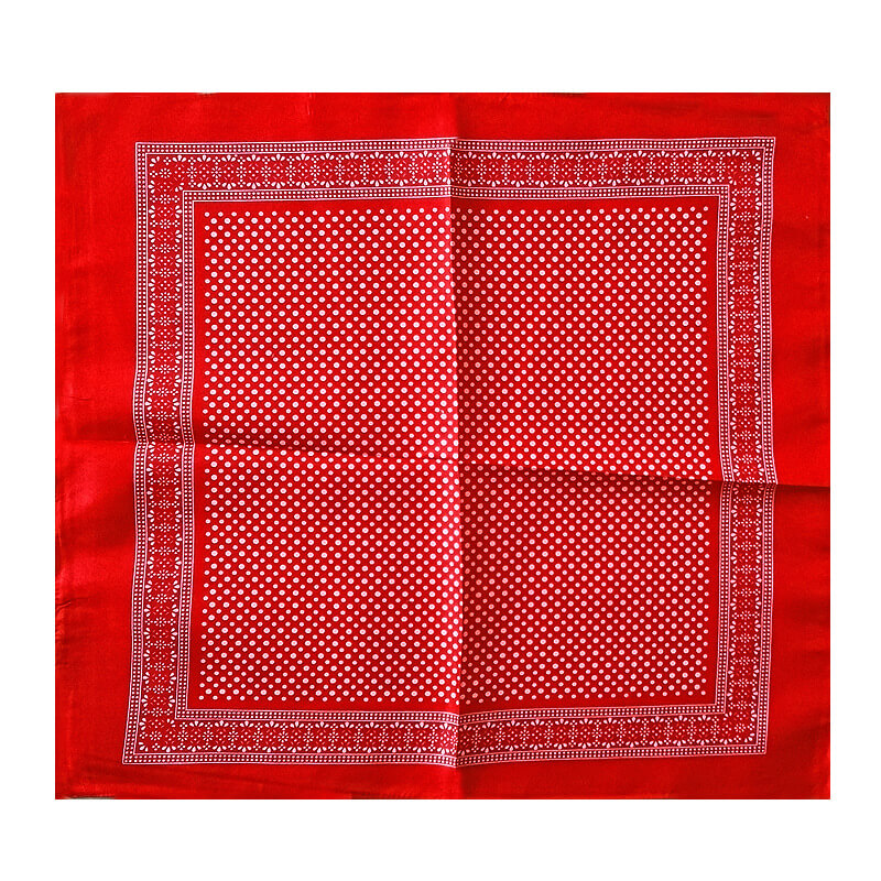 Unisex Retro Art Polka dot Bandana Scarf Wristband-Side Picture