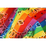 Paisley Cotton Denim Unisex Printed Bandana Wristband-Detail picture