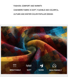 Womens Pashmina Shawls Wraps Warm Winter Scarfs Gift Soft Cashmere Feel Fall Scarf for Women
