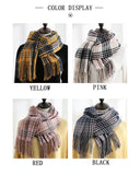 Womens Winter Scarf Cashmere Feel Pashmina Shawl Wraps Soft Warm Blanket Scarves for Women