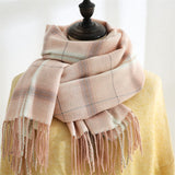Womens Winter Scarf Cashmere Feel Pashmina Shawl Wraps Soft Warm Blanket Scarves for Women