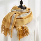 Womens Winter Scarf Cashmere Feel Pashmina Shawl Wraps Soft Warm Blanket Scarves for Women