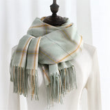 Womens Winter Scarf Cashmere Feel Pashmina Shawl Wraps Soft Warm Blanket Scarves for Women
