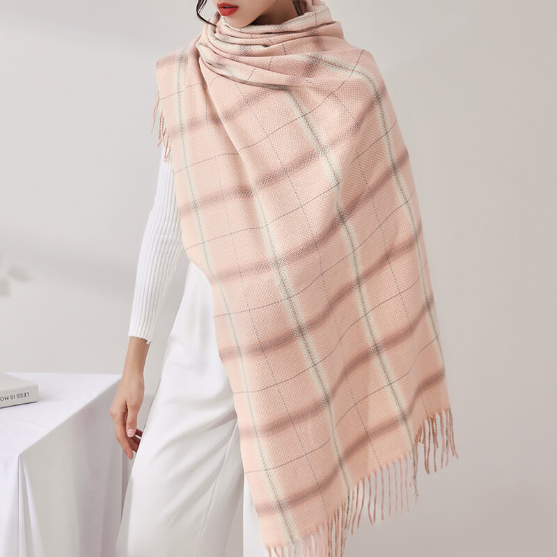 Womens Winter Scarf Cashmere Feel Pashmina Shawl Wraps Soft Warm Blanket Scarves for Women