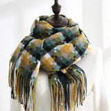 Womens Pashmina Shawls Wraps Warm Winter Scarfs Gift Soft Cashmere Feel Fall Scarf for Women