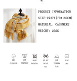Womens Winter Scarf Cashmere Feel Pashmina Shawl Wraps Soft Warm Blanket Scarves for Women