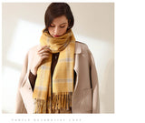 Womens Winter Scarf Cashmere Feel Pashmina Shawl Wraps Soft Warm Blanket Scarves for Women
