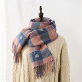 Women's Blanket Chunky Oversized Winter/Fall Warm Scarf Scarves Wrap Shawl